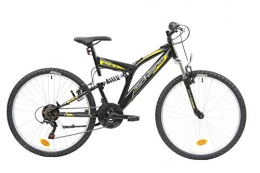 F.lli Schiano Fahrräder F.lli Schiano Bull Mountainbike, Herren, schwarz-gelb, 26 Zoll
