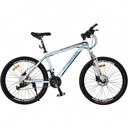 XDOUBAO Fahrräder Fahrrad Fahrrad Mountainbikes hometrainer fahrrad elektrisches Fahrrad Rahmen für Mountainbike-Aluminiumlegierung 33-Gang-Doppelhydraulik-Scheibenbremse 26-Zoll-Rad MTB-Fahrrad bergab-Weiß