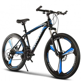 SXZSB Fahrräder Fahrrad, Mountainbike, Ultra-Large Ultra-Wide Tire, 26 Zoll Speed Bike, Männer Frauen Student Variable Speed Bike, MTB Fahrrad Mit 3 Cutter Wheel, 26 Inch 21 Speed, Blau