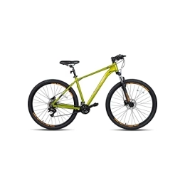  Mountainbike Fahrräder für Erwachsene Mountainbike für Männer Erwachsene Fahrrad Aluminium hydraulisch Disc-Brake 16 Speed with Lock-Out Federgabel (Color : Yellow, Size : X-Large)