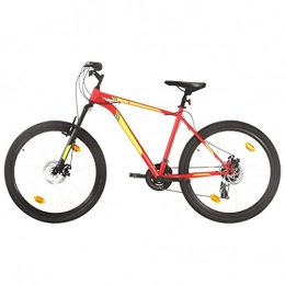 FAMIROSA Fahrräder FAMIROSA Mountainbike 21 Gang 27, 5 Zoll Rad 50 cm Rot