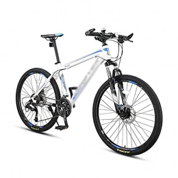 FBDGNG Fahrräder FBDGNG Mountainbike, 26 Zoll (66 cm), 24 / 27 Gänge, doppelte Federung, MTB mit stoßdämpfender Vordergabel, für Wege, Trail und Berge (Größe: 24 Gänge, Farbe: Blau)