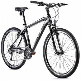 Leaderfox Fahrräder Fox Toscana 2021 Mountainbike Muskular, für Herren, Schwarz / Weiß, 9 V, Shimano Rahmen, 20 Zoll (Erwachsenengröße 183 - 188 cm)