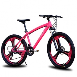 FXMJ Fahrräder FXMJ 26 Zoll MTB Mountainbike für Damen, Outdoor-Fahrrad, MTB-Bikes mit Vollfederung, Doppelscheiben-Bremsräder, Rahmen aus kohlenstoffhaltigem Stahl, 24 Speed