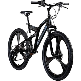 Galano Fahrräder Galano FS260 26 Zoll Mountainbike Fully MTB Fahrrad 26" Full Suspension Mountain Bike (schwarz, 47 cm)