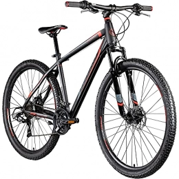 Galano Fahrräder Galano MTB Hardtail 29 Zoll Mountainbike Toxic Fahrrad Scheibenbremsen 29" (schwarz / rot)