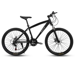 GAOTTINGSD  GAOTTINGSD 26 Zoll Mountainbike Mountainbike Erwachsene MTB Fahrrad-Straßen-Fahrräder for Männer und Frauen 24In Räder Adjustable Speed-Doppelscheibenbremse (Color : Black, Size : 27 Speed)