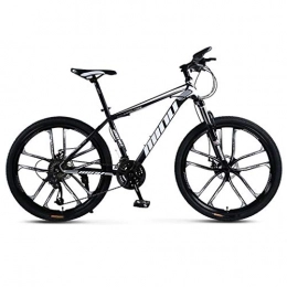 GL SUIT Fahrräder GL SUIT 27 Geschwindigkeit Erwachsene Mountain Fahrräder U Typ Federgabel Shock Fahrräder Carbon Steel Off-Road-Fahrrad für Männer und Frauen im Freien Reiten, C, 26 inch