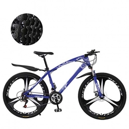 GWX Fahrräder GWX Mountainbike für Erwachsene Offroad-Bremse hart Fahrradrahmen 26-Zoll-Stadtrad Doppelscheibe Offroad-Mountainbike mit hohem Kohlenstoffstahlrahmen, Blau, 27 Speed