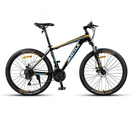 GXQZCL-1 Fahrräder GXQZCL-1 Mountainbike, Fahrrder, 26 Mountainbike, Stahl-Rahmen Mountainbikes, Doppelscheibenbremse und Vorderradfederung, 24-Gang MTB Bike (Color : C)