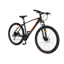 GYP Fahrräder GYP Mountainbike für Erwachsene, 27, 5-Zoll-Laufräder, 18-Zoll-Aluminiumrahmen für Herren / Damen, mit Federaufhängung und Aufprallschutz, hydraulische Scheibenbremsen für unwegsames Gelände
