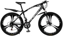 HCMNME Mountainbike HCMNME Mountainbikes, Mountainbike Fahrrad 26 Zoll Scheibenbremse Erwachsene Fahrrad Tri-Cutter Aluminiumrahmen mit Scheibenbremsen (Color : Black, Size : 21 Speed)