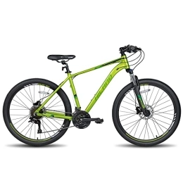 HH HILAND Fahrräder HILAND 27, 5 Zoll Mountainbike MTB mit Aluminiumrahmen 27 Geschwindigkeiten Speed Scheibenbremse Lock-Out Federgabel grün