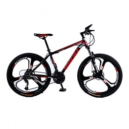 HYCR Fahrräder HYCR 26-Zoll-DREI-Messer-Rundräder Fahrrad Cross-Country-Mountainbike, Carbon-Stahlrahmen Fahrrad Speed ​​Rennrad, geeignet für Junge und Erwachsene Pendler-Redblack-24-speed