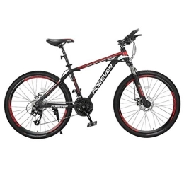 JLRTY Fahrräder JLRTY Mountainbike Mountainbike, 26 Zoll-Aluminiumlegierung Rahmen Fahrräder, Doppelscheibenbremse Und Vorderradaufhängung, Unisex (Color : Red, Size : 27 Speed)