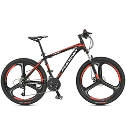 JLRTY Fahrräder JLRTY Mountainbike Mountainbike, 26 Zoll Mountainbikes 27 Geschwindigkeiten MTB Leichte Carbon-Stahlrahmen-Scheibenbremse Vorderachsfederung (Color : Red)