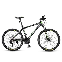 JLRTY Fahrräder JLRTY Mountainbike Mountainbike, 26 Zoll Männer / Frauen Räder Fahrräder, Carbon-Stahlrahmen, Vorderradaufhängung Und Doppelscheibenbremse, 27 Geschwindigkeit (Color : Green)
