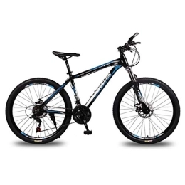 JLRTY Fahrräder JLRTY Mountainbike Mountainbike, Aluminium Rahmen Unisex Mountainbikes, Doppelscheibenbremse Und Vorderradfederung, 26-Zoll-Rad, 21-Gang (Color : Blue)