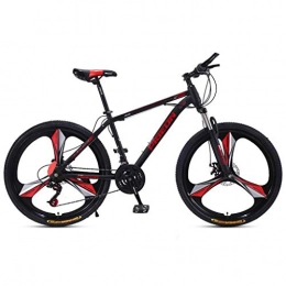 JLRTY Fahrräder JLRTY Mountainbike Mountainbike, Fahrräder 26 ‚‘ Rad Leichte Carbon-Stahlrahmen 24 / 27 / 30 Geschwindigkeiten Scheibenbremse Vorderachsfederung (Color : Red, Size : 30speed)