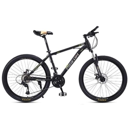 JLRTY Mountainbike JLRTY Mountainbike Mountainbike, MTB Fahrräder 26 ‚‘ Rad Leichte Carbon-Stahlrahmen 24 / 27 / 30 Geschwindigkeiten Scheibenbremse Vorderachsfederung (Color : Black, Size : 27speed)