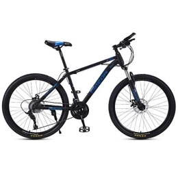 JLRTY Fahrräder JLRTY Mountainbike Mountainbike, MTB Fahrräder 26 ‚‘ Rad Leichte Carbon-Stahlrahmen 24 / 27 / 30 Geschwindigkeiten Scheibenbremse Vorderachsfederung (Color : Blue, Size : 24speed)