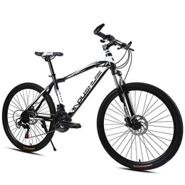 JLRTY Fahrräder JLRTY Mountainbike Mountainbike, Stahl-Rahmen Hardtail Fahrräder, Vorderachse Und Doppelscheibenbremse, 26-Zoll-Räder Mag (Color : Black, Size : 24-Speed)
