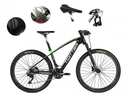 Love Life Fahrräder Jugend-Offroad-Bike, Geeignet Fr Die Hhe 155-170Cm, 5 Mountainbike, Carbonfaser, M6000-30-Speed-lscheibenbremse, Illusions Farbe Reflektierendes Logo, Green