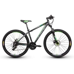 Kays Mountainbike Kays Mountainbike Mountain Bike, Männer / Frauen Aluminium Rahmen for Fahrräder, Doppelscheibenbremse Und Vorderradaufhängung, 27, 5-Zoll-Rad, 24-Gang (Color : Green)