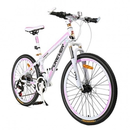 Kays Fahrräder Kays Mountainbike Mountainbike, 26 Zoll Bergfahrräder Hardtail, Stahl-Rahmen, Doppelscheibenbremse und Vorderradaufhängung, 24 Geschwindigkeit (Color : B)