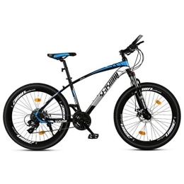 Kays Fahrräder Kays Mountainbike Mountainbike, 26 ‚‘ Zoll Damen / Herren MTB Fahrräder 21 / 24 / 27 / 30 Geschwindigkeiten Leichte Carbon-Stahlrahmen Vorderradaufhängung (Color : Blue, Size : 30speed)