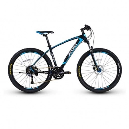 Kuqiqi Fahrräder KUQIQI Mountainbike, Fahrrad, Erwachsenes Off-Road-Fahrrad mit Variabler Geschwindigkeit, hydraulische Scheibenbremse - 27, 5 Zoll Raddurchmesser (Color : Black Blue, Size : 27 Speed)