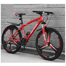 KXDLR Fahrräder KXDLR Mens Mountainbike, Federung Vorne, 26-Zoll-Rder, 17-Zoll-Aluminiumlegierung-Rahmen Mit Doppelscheibenbremse, Rot, 27 Speed