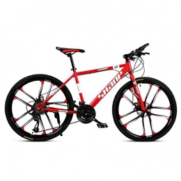 LBWT Fahrräder LBWT Erwachsene Mountainbike, Außengelände Fahrrad, Variable Speed ​​City Fahrrad, Doppelscheibenbremse, Geschenke (Color : Red, Size : 30 Speed)