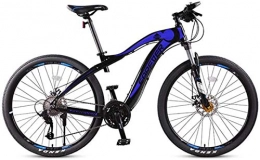 Leifeng Tower Mountainbike Leicht, Adult 27, 5 Zoll Mountainbike, Fully Aluminium Upgrade-Legierung Schnee Bikes, Doppelscheibenbremse City Road Fahrrad, 27 Geschwindigkeit Inventarfreigabe (Color : Blue)