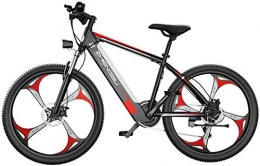 LIMQ 26-Zoll-Elektro-Mountainbike Fr Erwachsene Fat Tire-Elektrofahrrad Fr Erwachsene Schnee- / Berg- / Strand-E-Bike Mit Lithium-Ionen-Batterie,Black