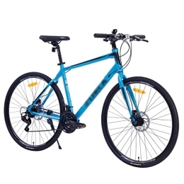 LOEBKE Fahrräder LOEBKE 21 Speed Mountain Bike, Hybrid Bike, Disc Brake 700C Road Bike, City Bicycle for Men Women's