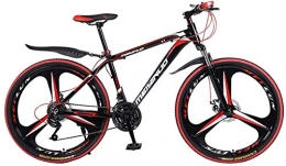 MJY Fahrräder MJY 26-Zoll-Mountainbike-Fahrrad, Rahmen aus Kohlenstoffstahl und Aluminiumlegierung, Doppelscheibenbremse, Hardtail-Mountainbike 6-24, B, 21 Geschwindigkeiten
