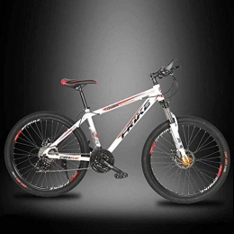 MJY Fahrräder MJY 26-Zoll-Mountainbike für Erwachsene mit variabler Geschwindigkeit, 21-24 - 27 Geschwindigkeiten Leichte Rahmenräder aus Aluminiumlegierung, Stoßdämpfer-Doppelscheibenbremsrad 6-11, 24Geschwindigke