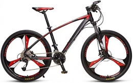 MOSHANG Fahrräder MOSHANG Aluminium Fahrrad Pendler Auto, Off-Road-Mountainbike, Erwachsener Speed-Auto 33 mit Doppelscheibenbremsen, hydraulische Scheibenbremsen (Color : 3 Spoke Black, Size : 26 Inch)