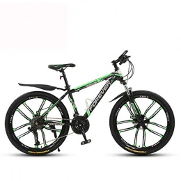 ZMCOV Fahrräder Mountainbike 24 / 26 Zoll, Rennräder Mit Vorderradaufhängung, MTB-Fahrrad Mit 10 Schneidräder, 21 Speed, 24Inch