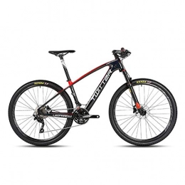 W&TT Fahrräder Mountainbike 26 / 27, 5 Zoll SHIMANO M7000-22 Geschwindigkeiten für Erwachsene Off-Road-Bike-Radfahren mit Luftdruck-Stoßdämpfer und Vordergabel-Ölbremse, Carbonfahrräder für Herren, Red, 27.5*15.5"