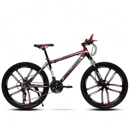 Mrzyzy Fahrräder Mountainbike 26 Zoll, 21 / 24 Geschwindigkeit mit Doppelscheibenbremse, Adult MTB aus Kohlenstoffstahl, Hardtail-Fahrrad mit verstellbarem Sitz (Color : C3, Size : 24 Speed)