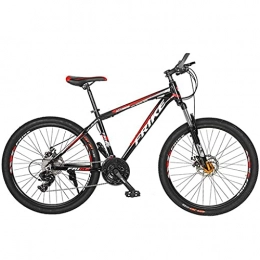 FBDGNG Fahrräder Mountainbike 26 Zoll (66 cm) Räder Doppelscheibenbremse Fahrrad 21 / 24 / 27 Gänge, Vollgefedert, MTB geeignet für Männer und Frauen Radbegeisterte (Größe: 24 Gänge)