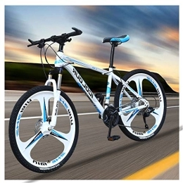 M-TOP Fahrräder Mountainbike Damen mit Scheibenbremse, Straßenfahrräder aus Carbonstahl mit Federung Bremsen, für Erwachsene, Unisex, Weiß, 27 Gänge.