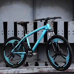 GXQZCL-1 Mountainbike Mountainbike, Fahrrder, Mountainbikes, Fahrrder Mountainbikes mit Doppelscheibenbremse und Vorderradaufhngung, 21 24 27 Geschwindigkeiten, 26inch Rad MTB Bike ( Color : Blue , Size : 21 Speed )
