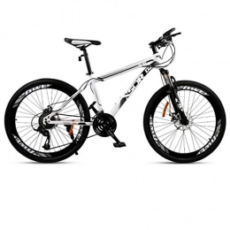 WGYDREAM Mountainbike Mountainbike Mountain Bike MTB 26” Mountainbike, Stahl-Rahmen Mountainbikes, Doppelscheibenbremse und Vorderradgabel, 21 / 24 / 27-Gang Mountainbike Mountain Bike MTB ( Color : Black , Size : 21-speed )
