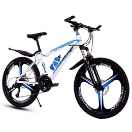 WGYDREAM Fahrräder Mountainbike Mountain Bike MTB 26inch Mountainbike, Aluminium Rahmen, Mag-Rad, Doppelscheibenbremse und Vorderradaufhängung, 24 Geschwindigkeit Mountainbike Mountain Bike MTB ( Color : White+Blue )