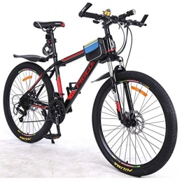 WGYDREAM Mountainbike Mountainbike Mountain Bike MTB Bikes Berg, 26" Mountain Fahrräder, mit Doppelscheibenbremse und Vorderradaufhängung, 21speeds, Kohlenstoffstahlrahmen Mountainbike Mountain Bike MTB ( Color : Black )