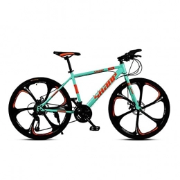 WGYDREAM Fahrräder Mountainbike Mountain Bike MTB Frauen der Männer Bergfahrräder 26" Hardtail Ravine Bike Doppelscheibenbremse und Federgabel Mag Räder Mountainbike Mountain Bike MTB ( Color : Green , Size : 27-speed )
