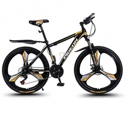 WGYDREAM Mountainbike Mountainbike Mountain Bike MTB Mountainbike, 26 Zoll Hardtail Carbon-Stahlrahmen Fahrrad, Doppelscheibenbremse Vorderachsfederung, Mag Räder, 24-Gang Mountainbike Mountain Bike MTB ( Color : Gold )